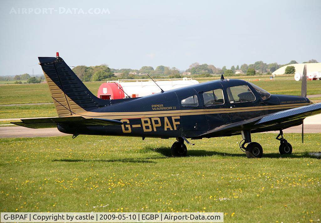 G-BPAF, 1977 Piper PA-28-161 Cherokee Warrior II C/N 28-7716142, seen @ Kemble
