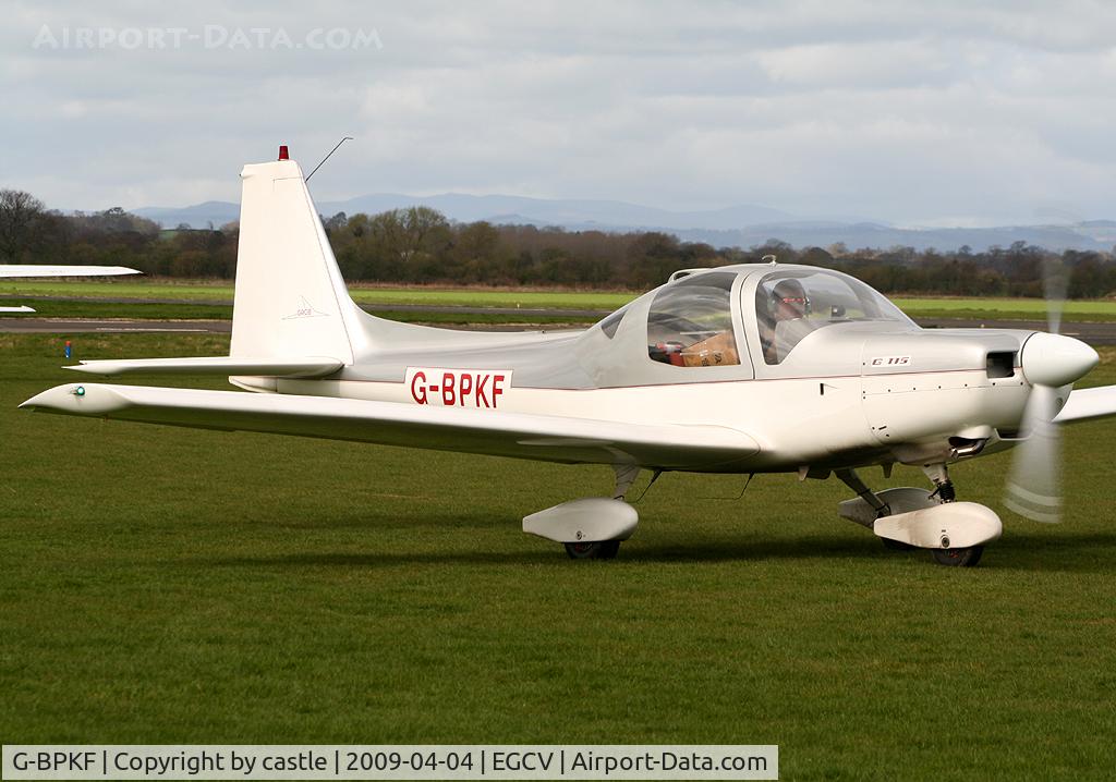 G-BPKF, 1988 Grob G-115 C/N 8075, seen @ Sleap