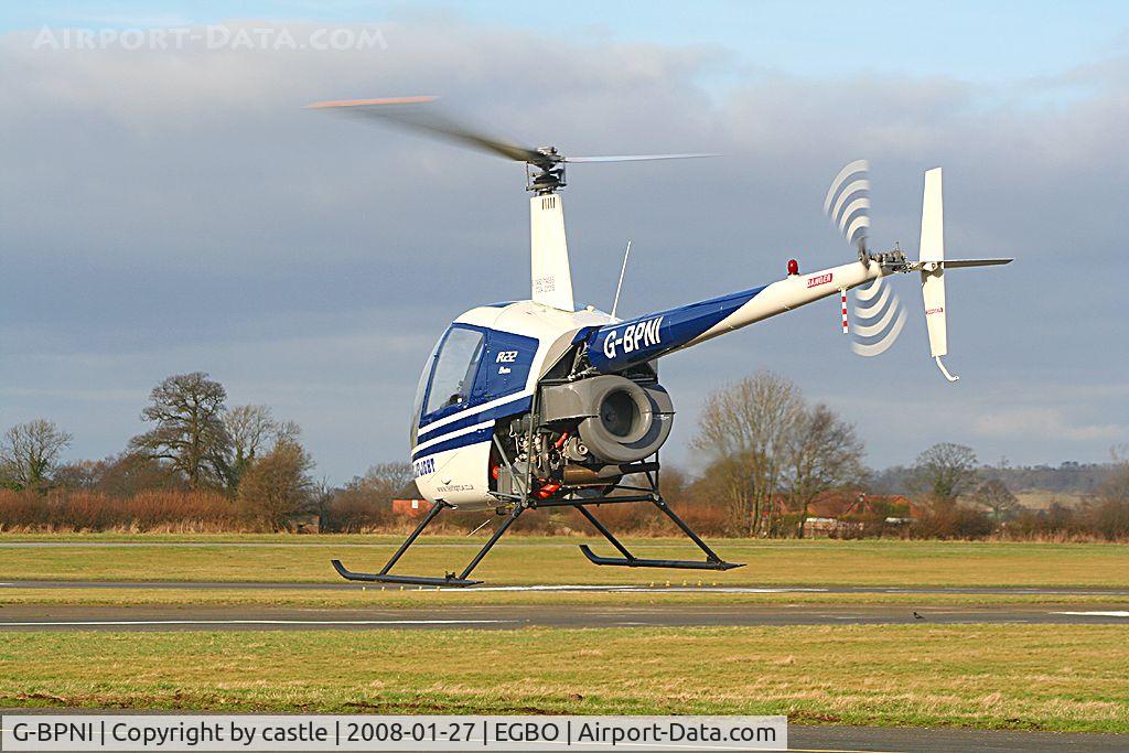G-BPNI, 1989 Robinson R22 Beta C/N 0948, seen @ Wolverhampton