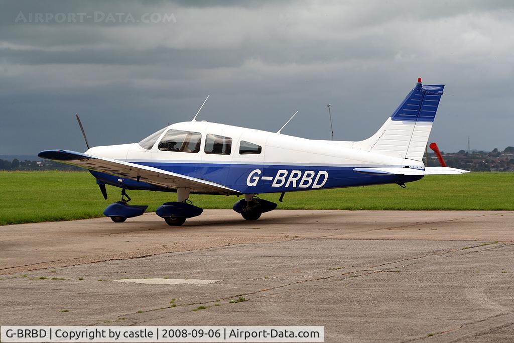 G-BRBD, 1974 Piper PA-28-151 Cherokee Warrior C/N 28-7415315, seen @ Compton Abbas