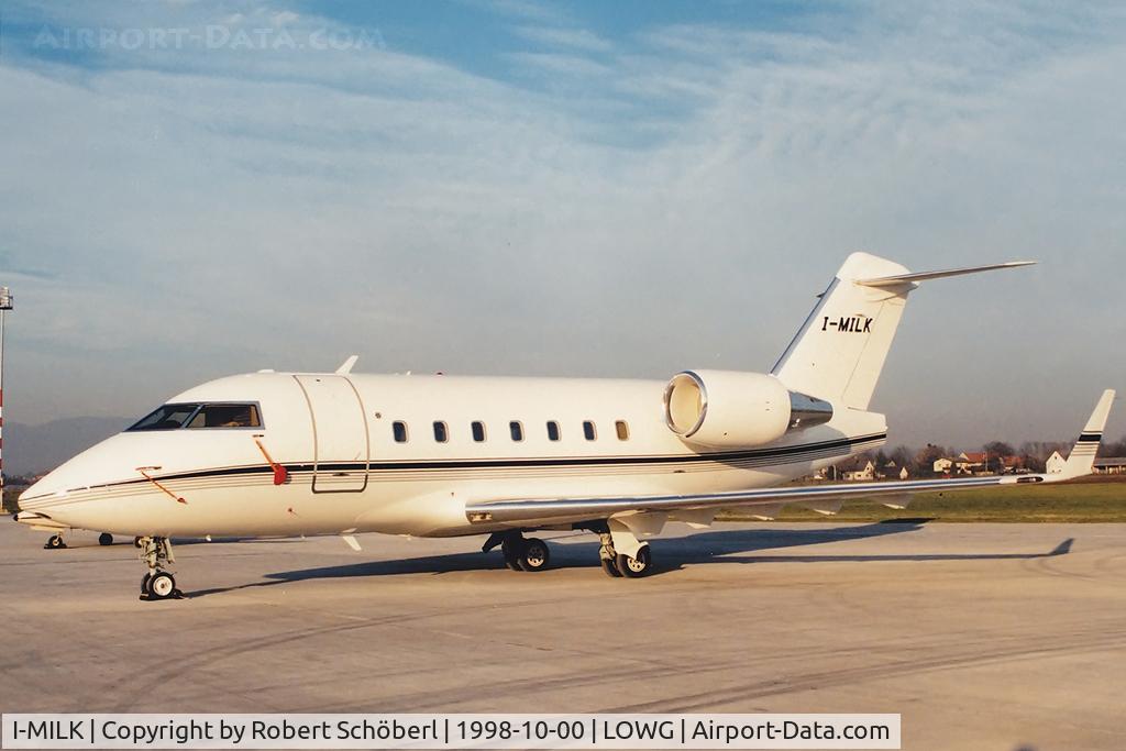 I-MILK, Canadair Challenger 604 (CL-600-2B16) C/N 5304, Flight to Graz