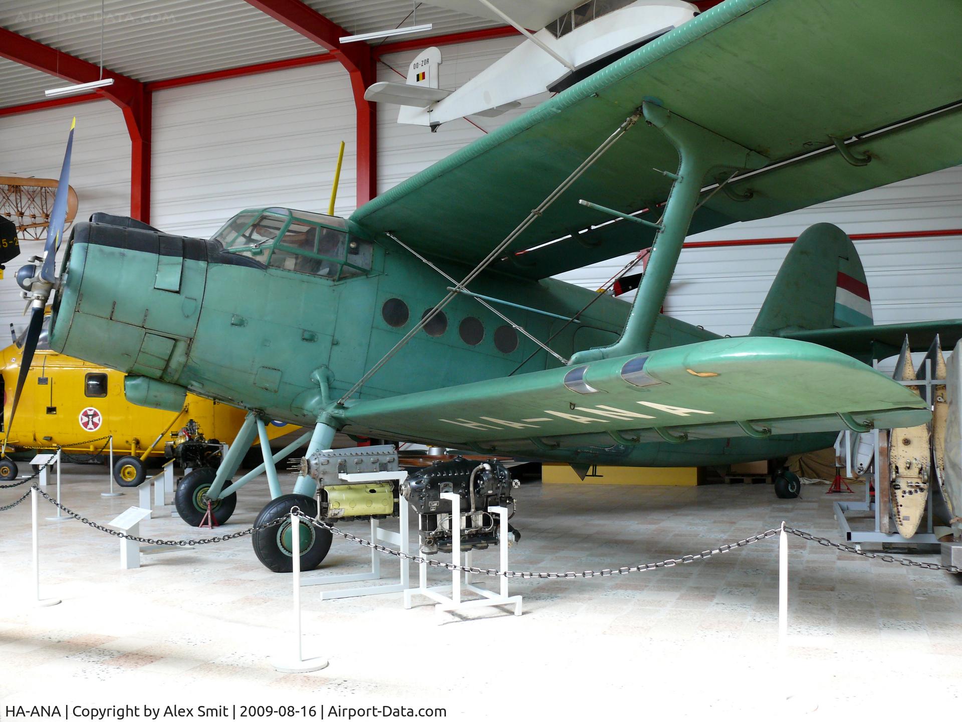 HA-ANA, Antonov An-2 C/N 16210, Antonov An2 Colt HA-ANA in the Hermerskeil Museum Flugausstellung Junior
