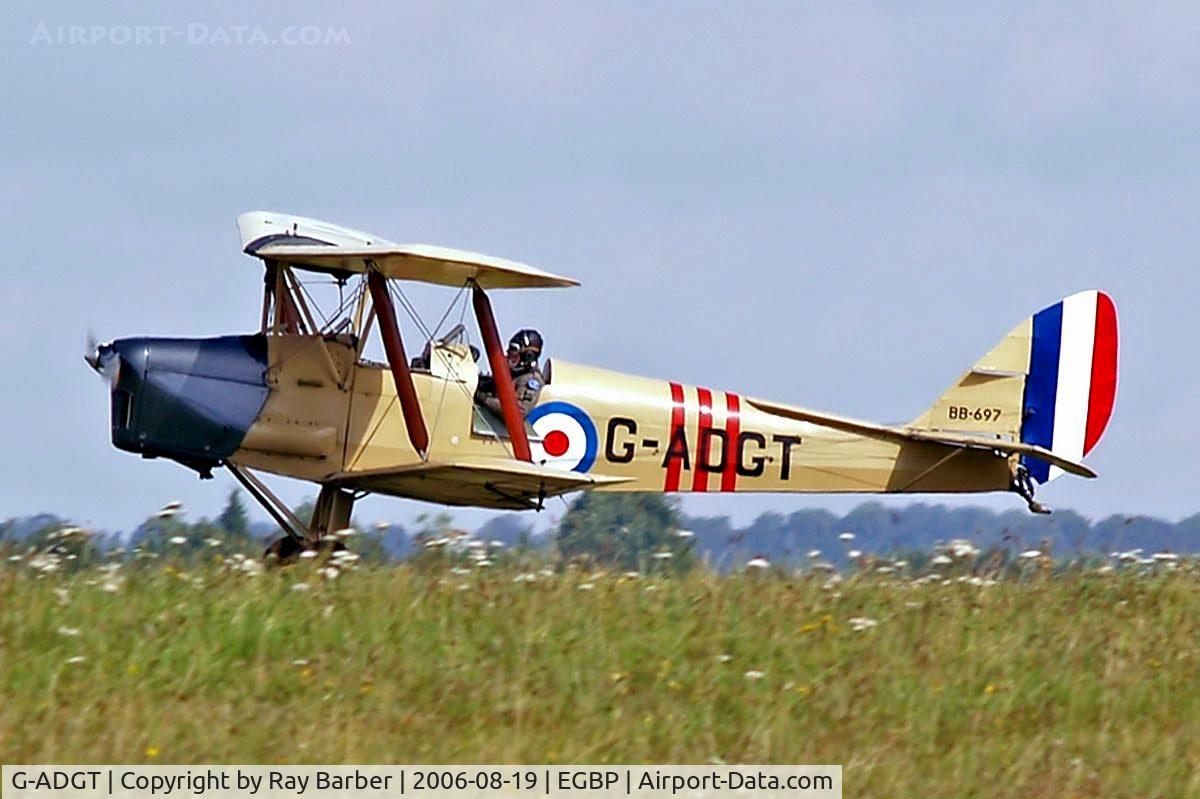 G-ADGT, 1935 De Havilland DH-82A Tiger Moth II C/N 3338, De Havilland DH.82A Tiger Moth [3338] Kemble~G 19/08/2006. Seen at PFA Flying for Fun Kemble 2006
