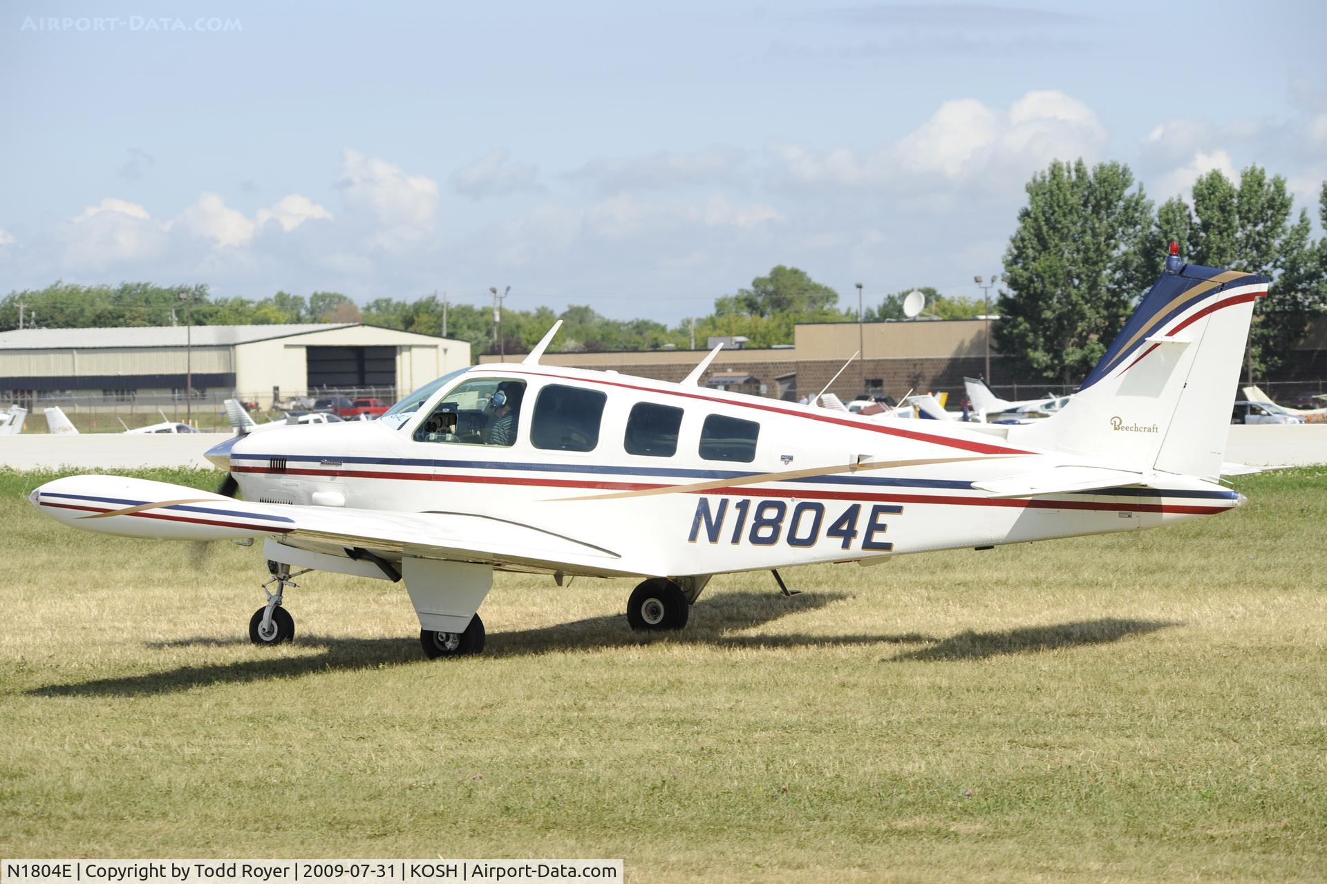 N1804E, 1981 Beech A36TC Bonanza 36 C/N EA-231, EAA AIRVENTURE 2009