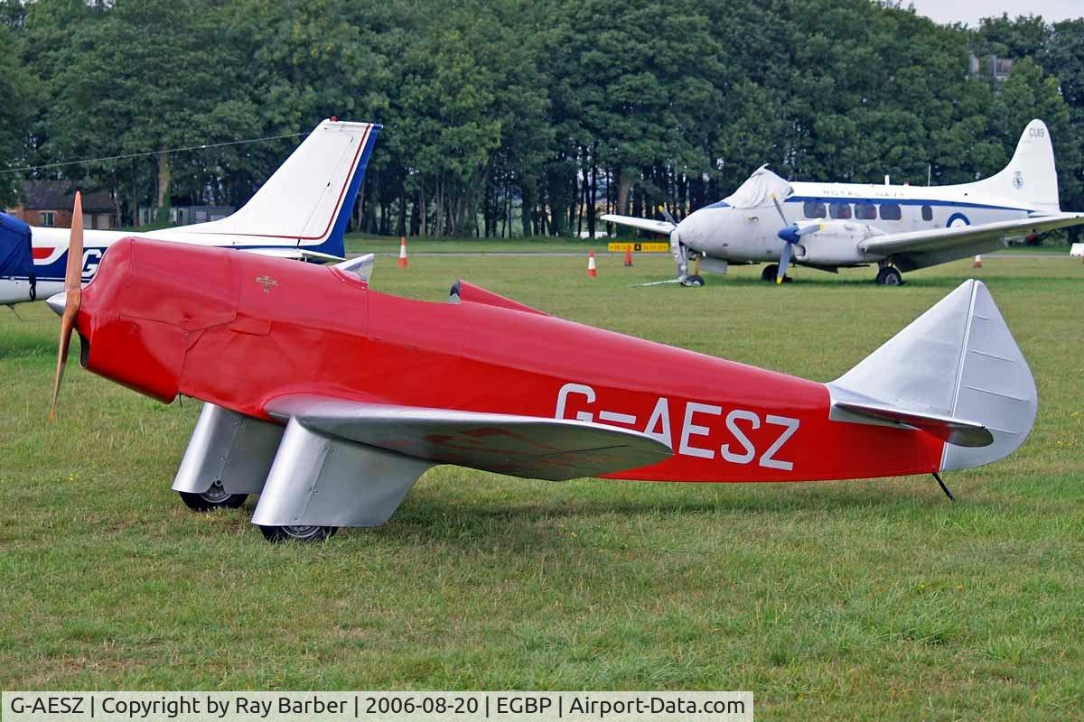G-AESZ, 1937 Chilton DW1 C/N DW1/1, Chilton DW.1 [DW.1/1] Kemble~G 20/08/2006. Seen at PFA Flying for Fun Kemble 2006