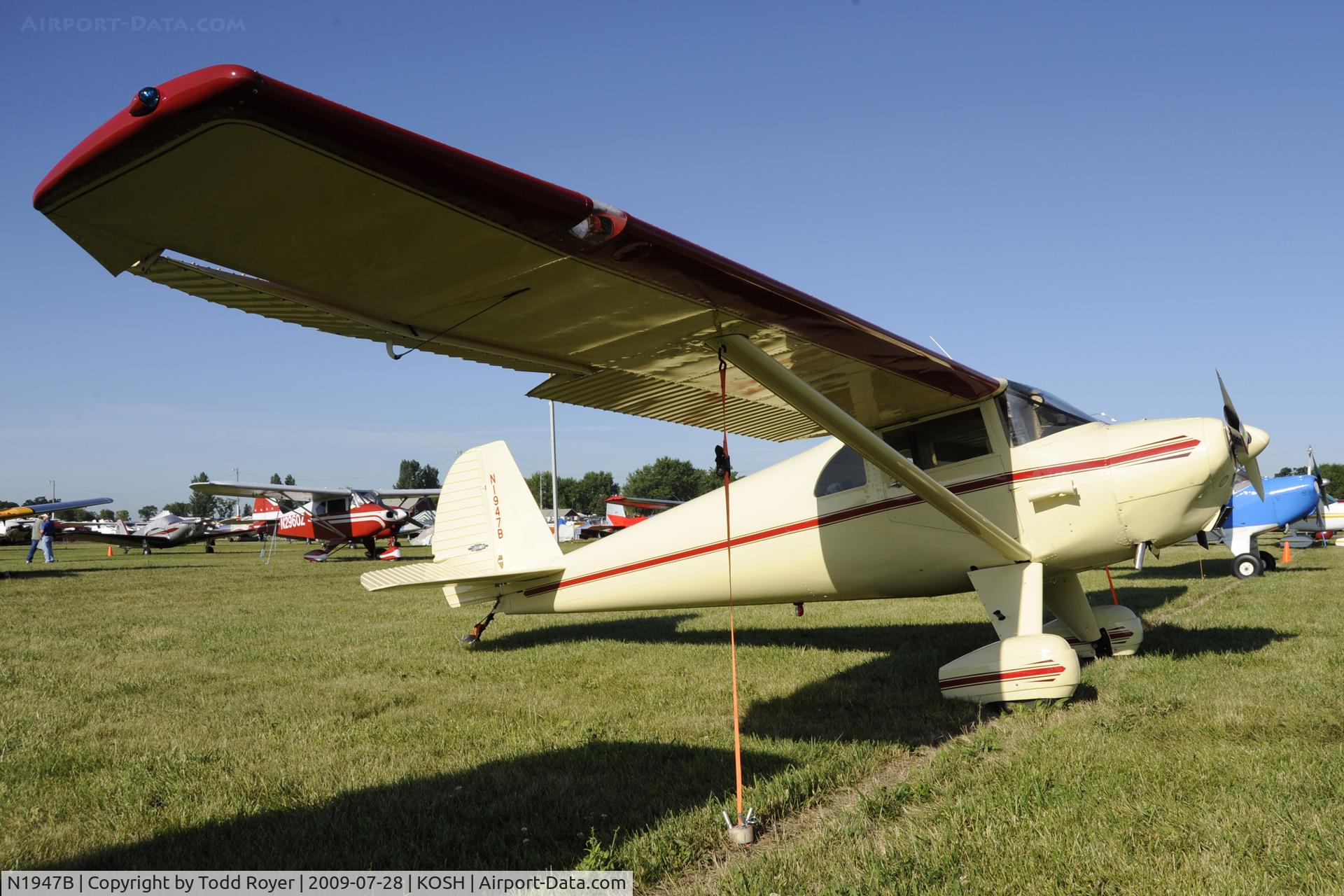 N1947B, 1948 Luscombe 8F Silvaire C/N 6374, EAA AIRVENTURE 2009