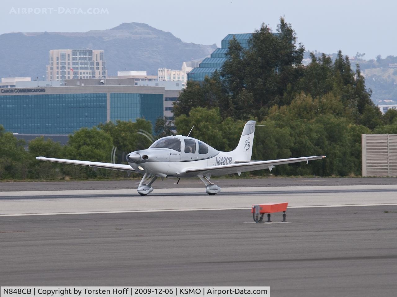 N848CB, 2007 Cirrus SR22 G3 GTSX C/N 2515, N848CB departing from RWY 21