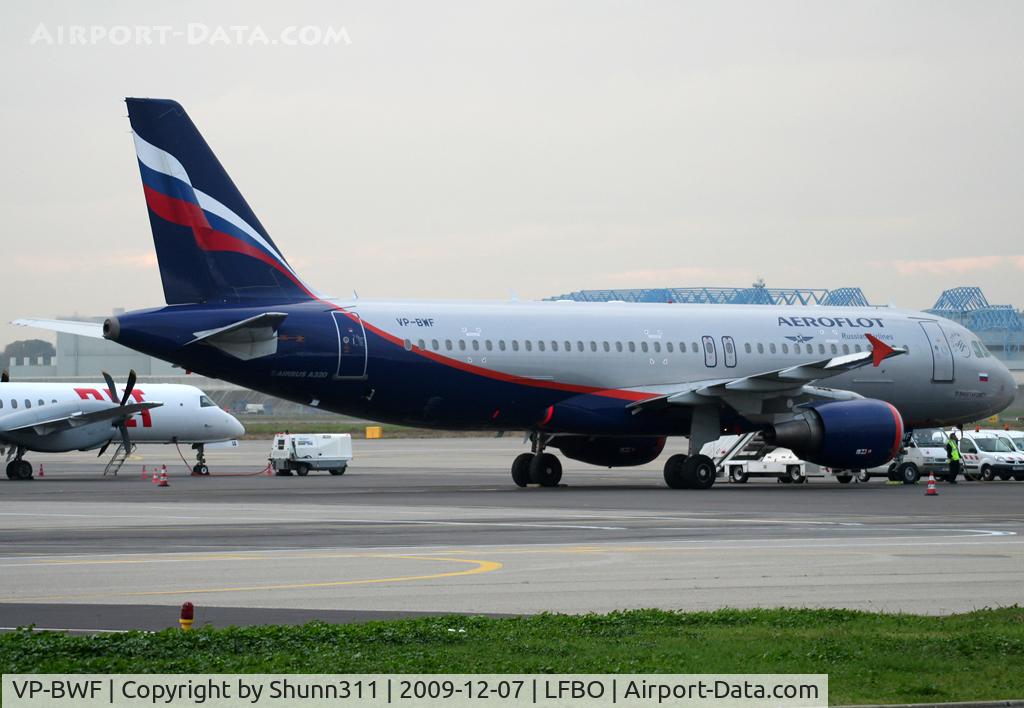 VP-BWF, 2003 Airbus A320-214 C/N 2144, Parked at the General Aviation area...