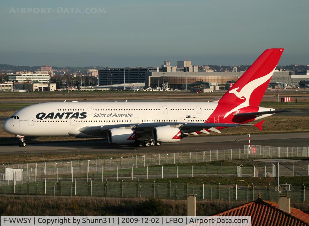 F-WWSY, 2009 Airbus A380-842 C/N 027, C/n 027 - To be VH-OQE