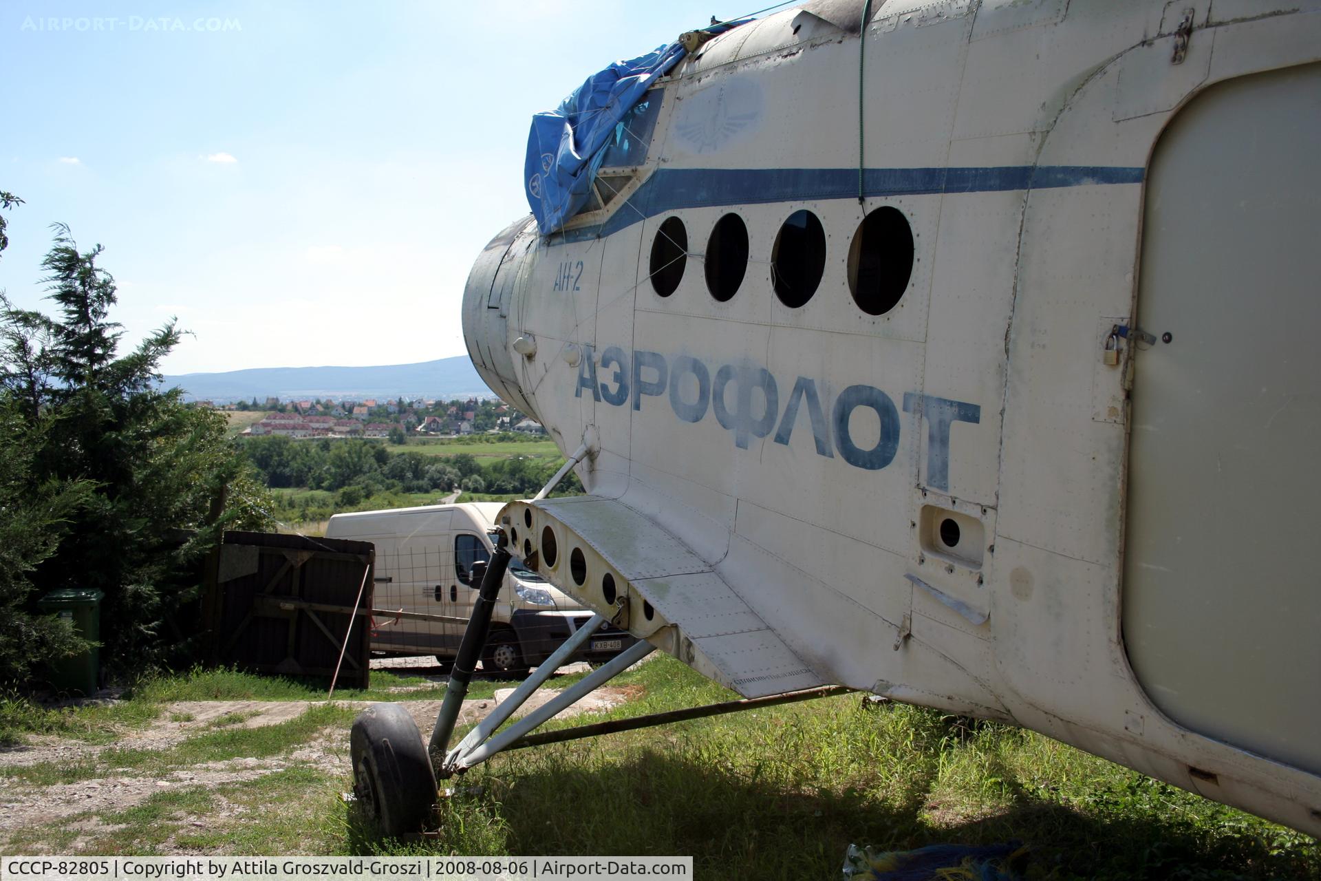 CCCP-82805, 1975 PZL-Mielec AN-2R C/N 1G166-23, Szentendre, on the yard of a private house.
