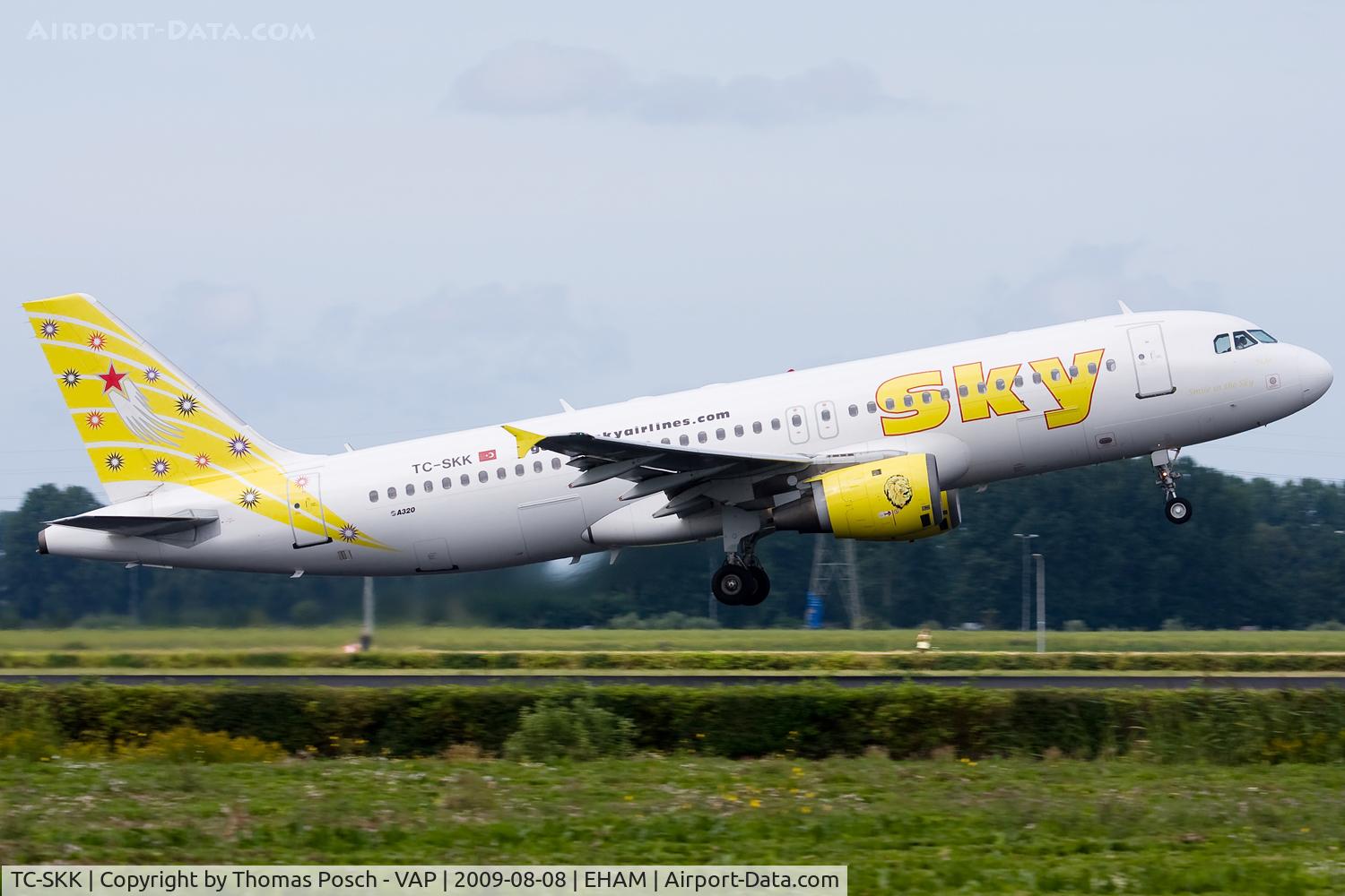TC-SKK, 1990 Airbus A320-211 C/N 148, Sky Airlines