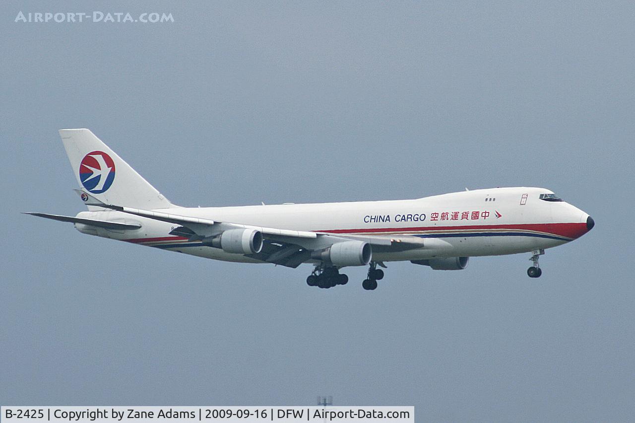 B-2425, 2006 Boeing 747-40BF/ER/SCD C/N 35207/1377, Landing at DFW International