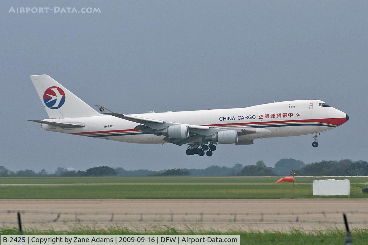 B-2425, 2006 Boeing 747-40BF/ER/SCD C/N 35207/1377, Landing at DFW International
