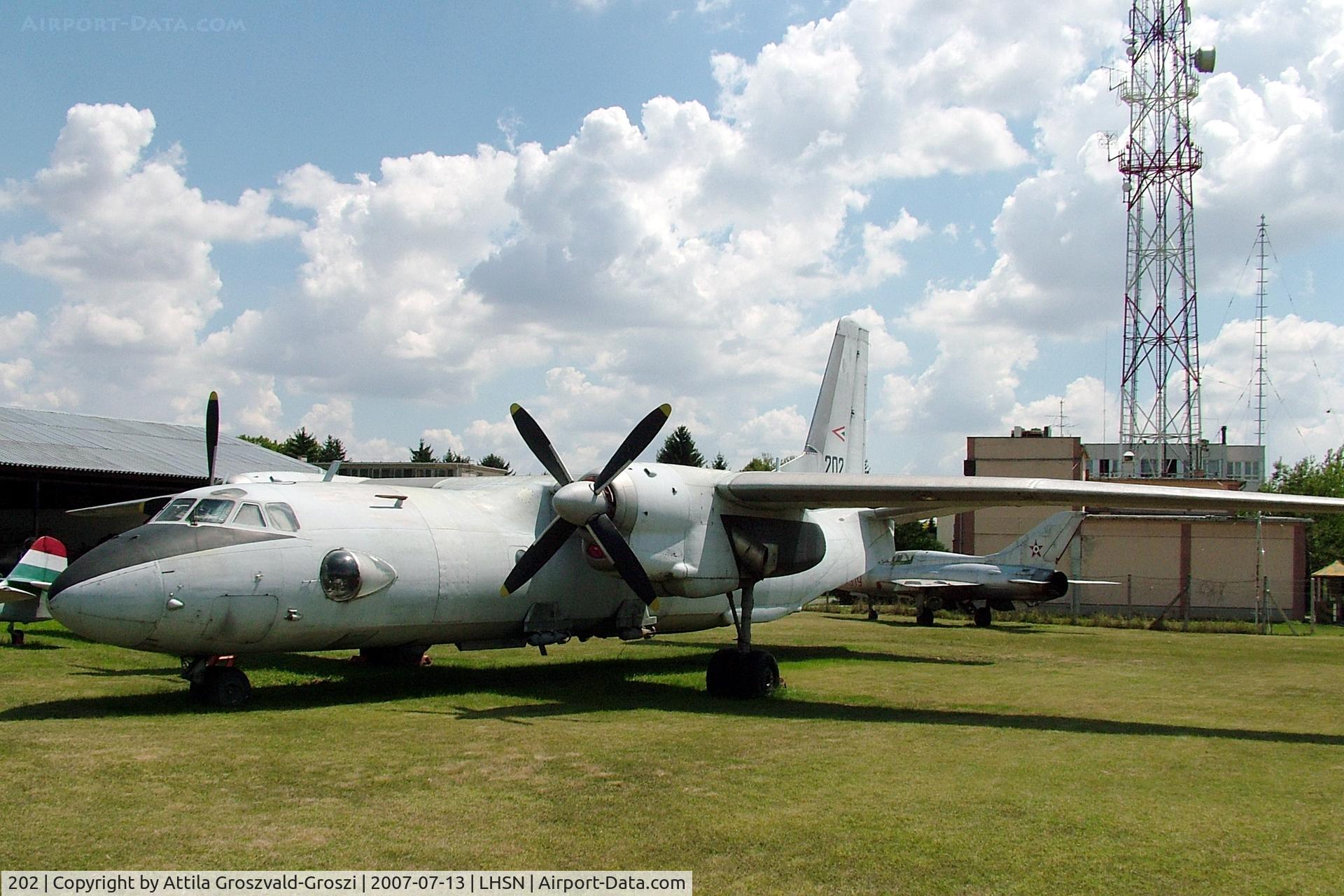 202, 1974 Antonov An-26 C/N 02202, Szolnok-Szandaszölös airplane museum.