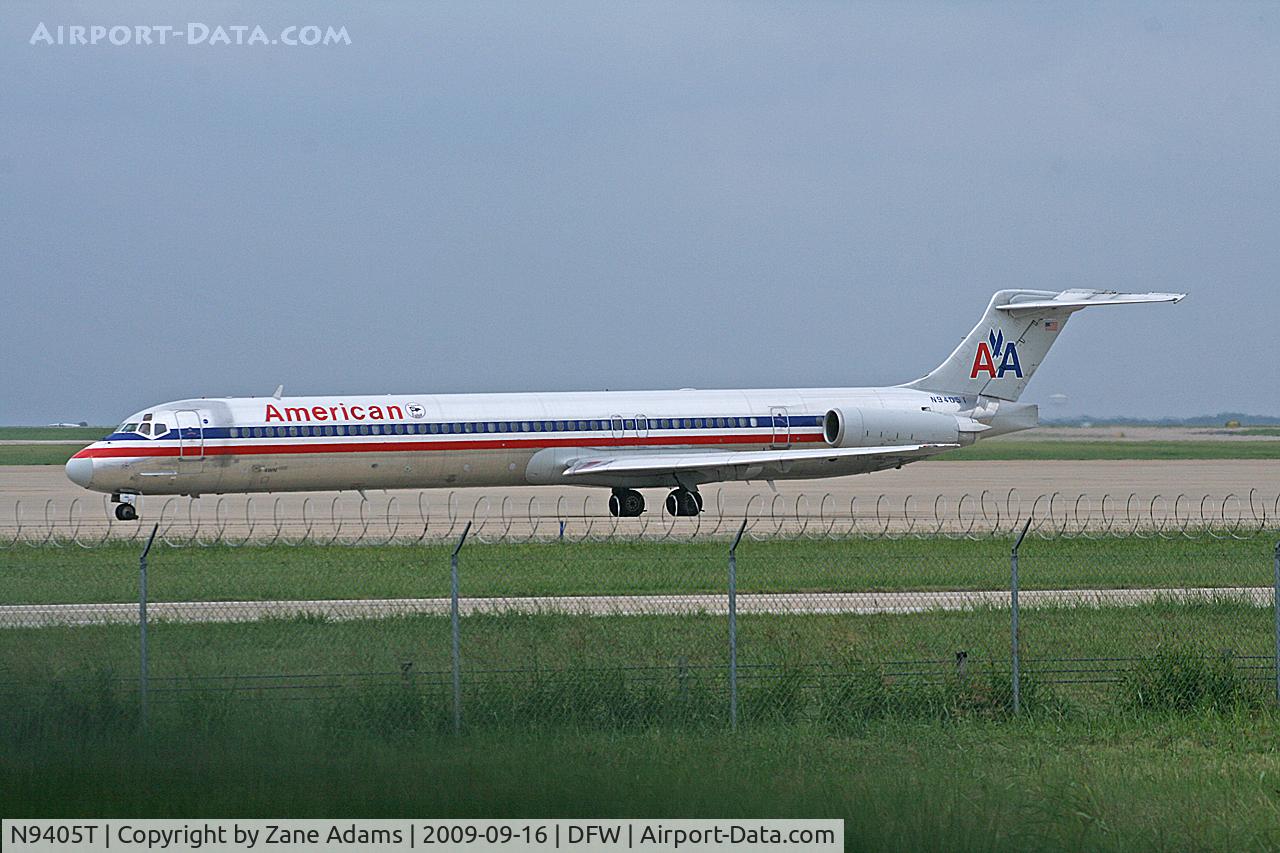 N9405T, 1992 McDonnell Douglas MD-83 (DC-9-83) C/N 53141, American Airlines at DFW
