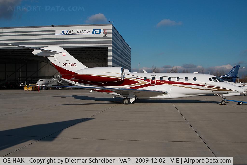 OE-HAK, 2009 Cessna 750 Citation X Citation X C/N 750-0300, Cessna 750 Citation X