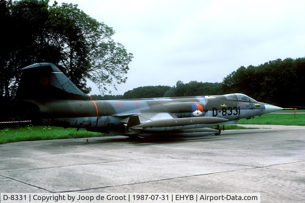 D-8331, Lockheed F-104G Starfighter C/N 683-8331, After three years in storage the Dutch Starfighters were looking remarkably well