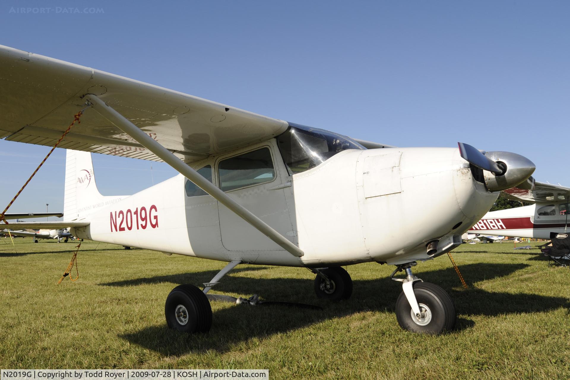 N2019G, 1958 Cessna 182A Skylane C/N 51319, EAA AIRVENTURE 2009
