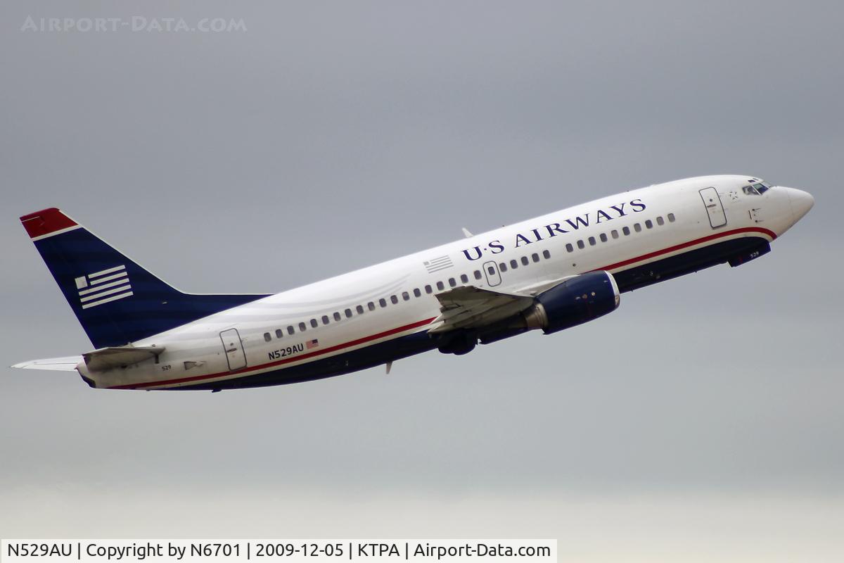 N529AU, 1989 Boeing 737-3B7 C/N 24411, US Airways