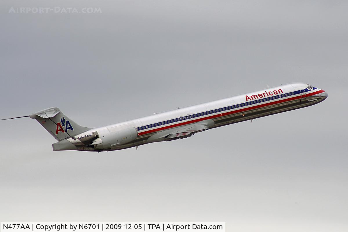 N477AA, 1988 McDonnell Douglas MD-82 (DC-9-82) C/N 49652, American
