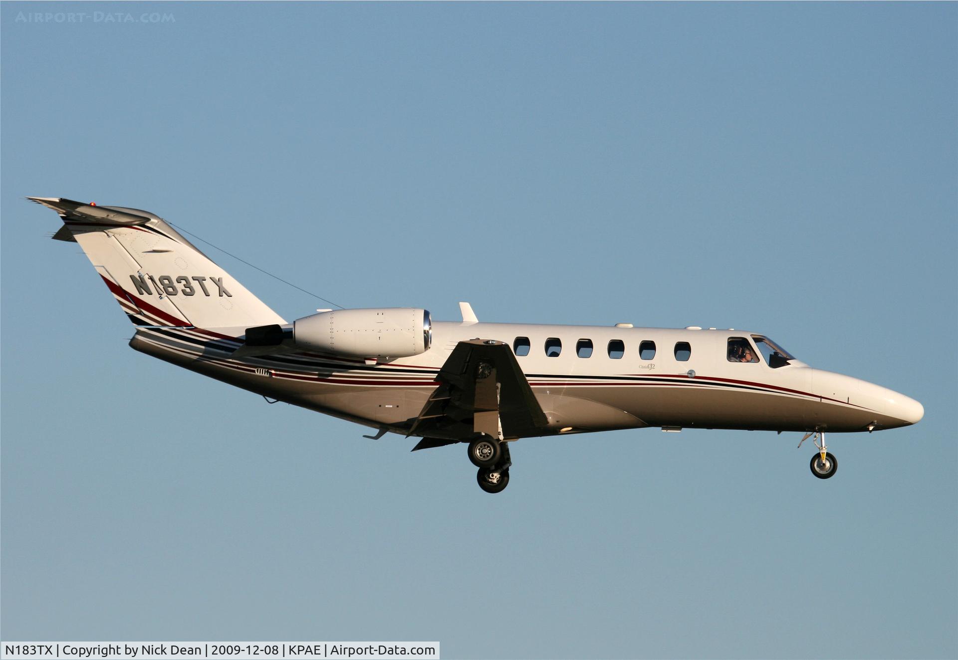 N183TX, 2003 Cessna 525A CitationJet CJ2 C/N 525A0183, KPAE