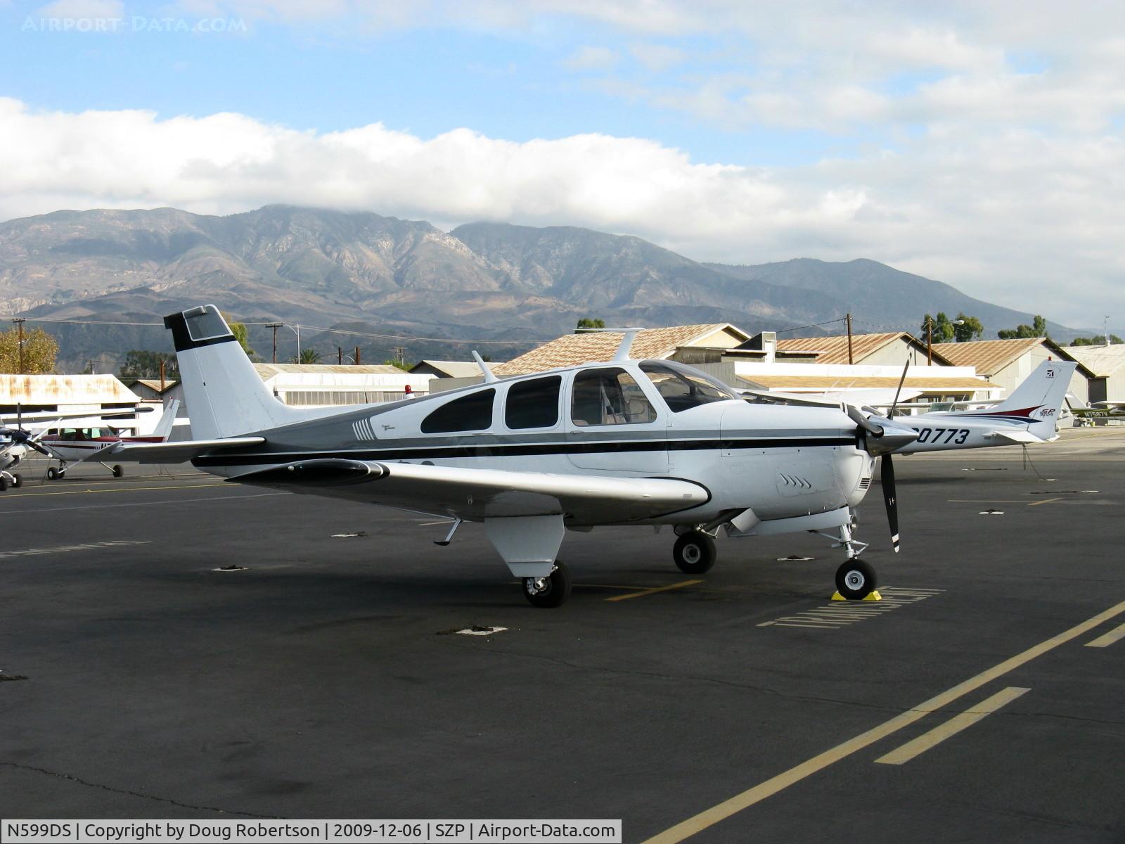 N599DS, 1967 Beech E33A Bonanza C/N CE-182, 1967 Beech E33A BONANZA, Continental IO-520-B 285 Hp