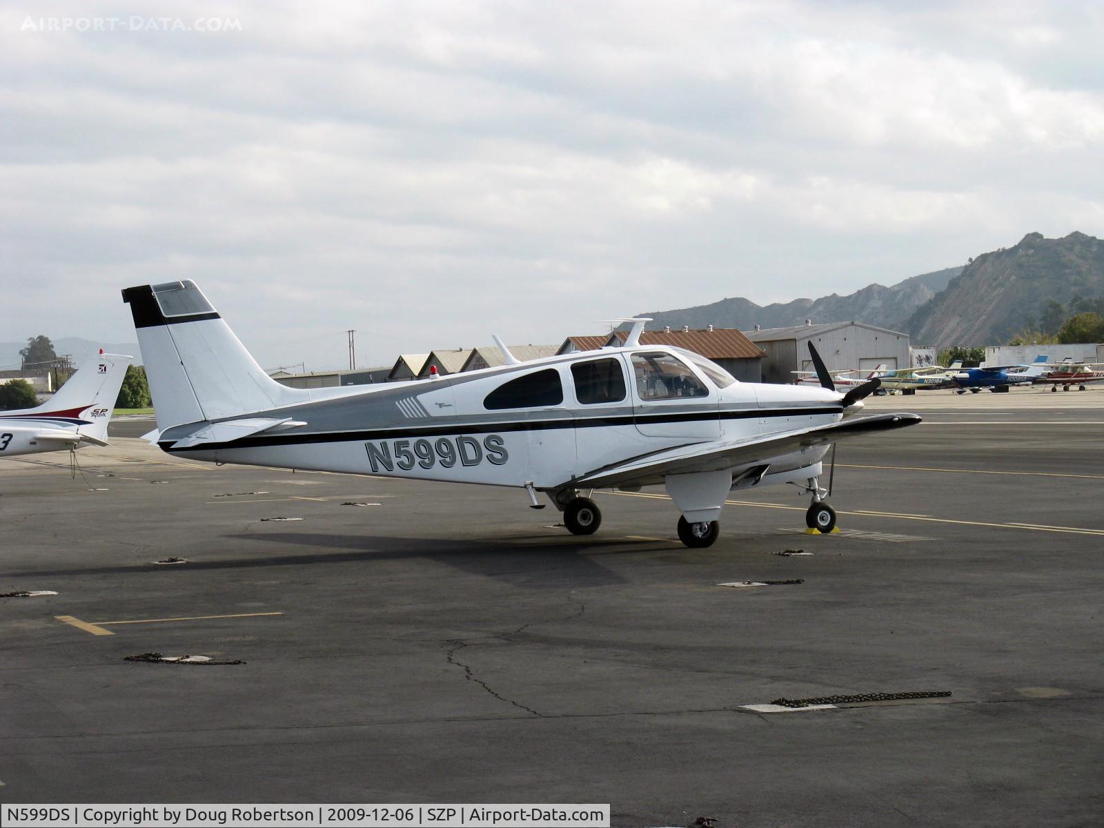 N599DS, 1967 Beech E33A Bonanza C/N CE-182, 1967 Beech E33A BONANZA, Continental IO-520-B 285 Hp
