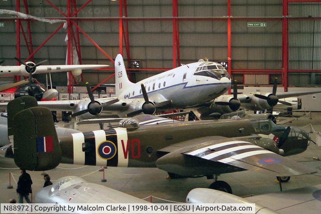 N88972, 1943 North American B-25D Mitchell C/N 100-23644, North American Mitchell II. At the Imperial War Museum, Duxford in 1998.