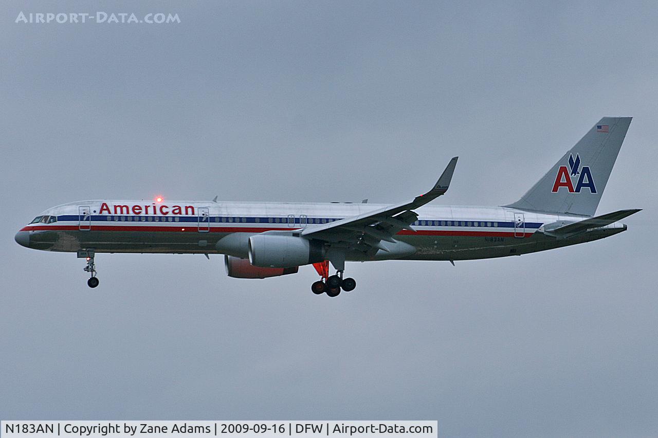 N183AN, 1999 Boeing 757-223 C/N 29593, American Airlines at DFW