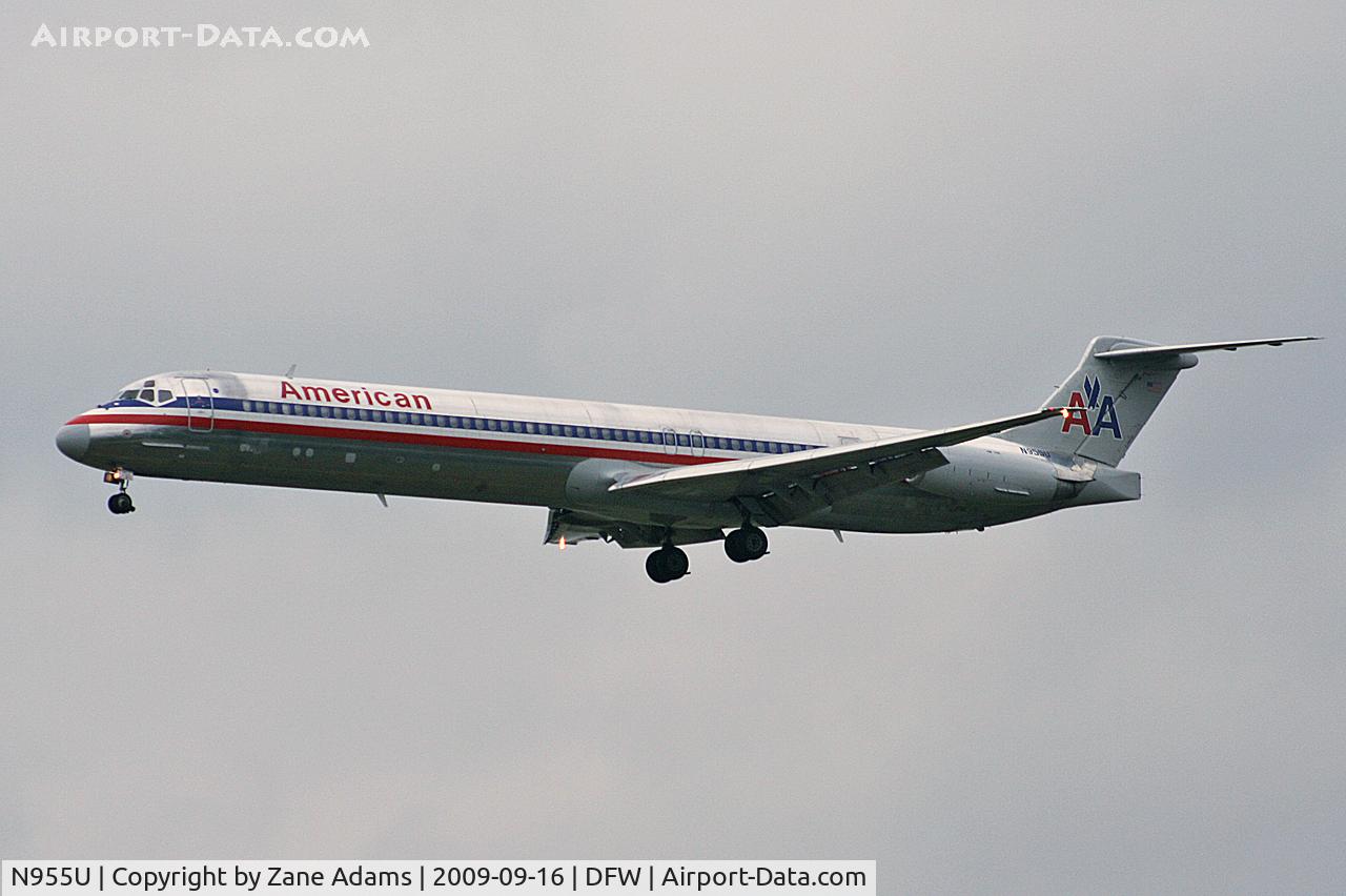 N955U, 1987 McDonnell Douglas MD-82 (DC-9-82) C/N 49427, American Airlines at DFW