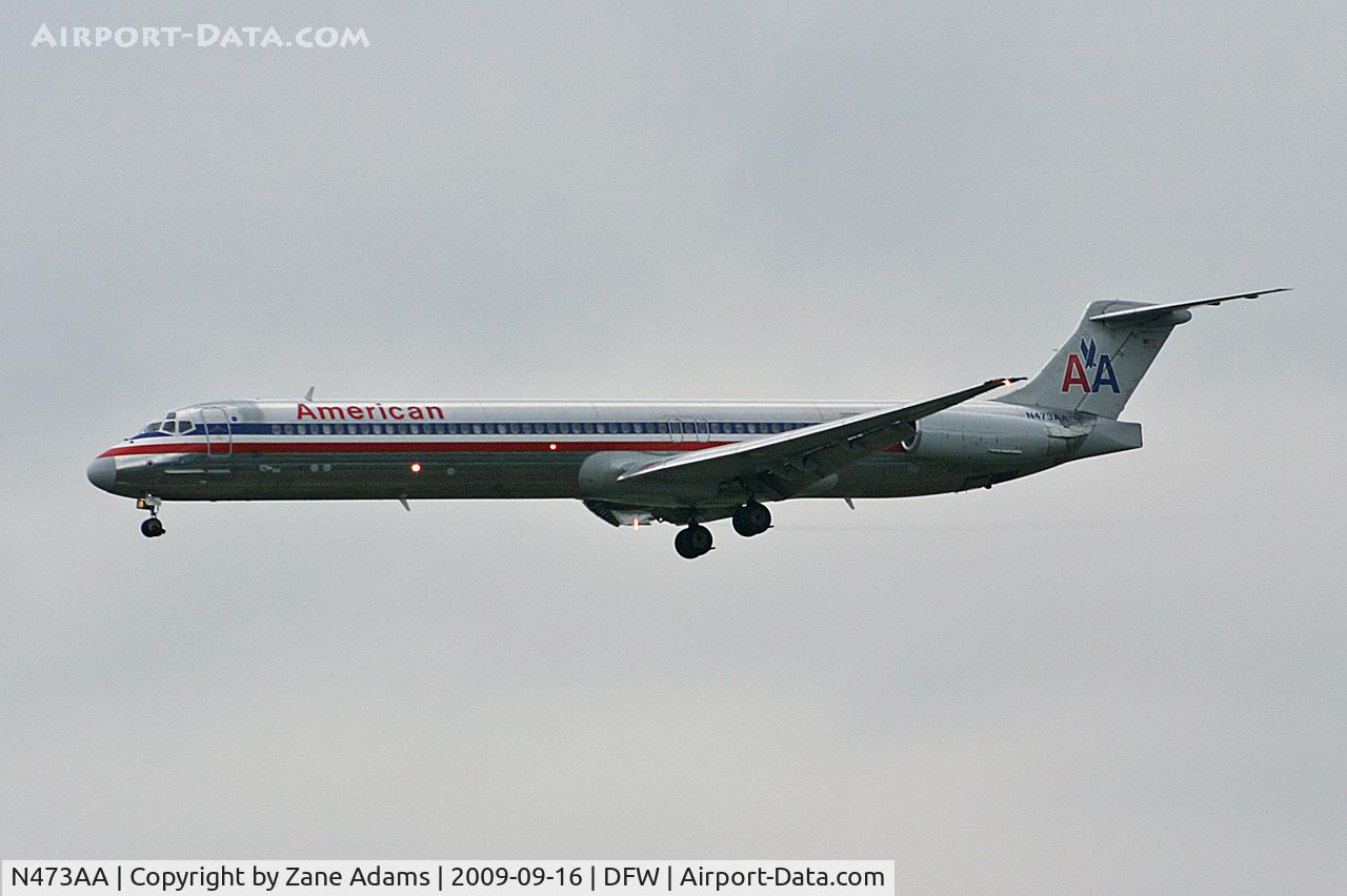 N473AA, 1988 McDonnell Douglas MD-82 (DC-9-82) C/N 49648, American Airlines at DFW
