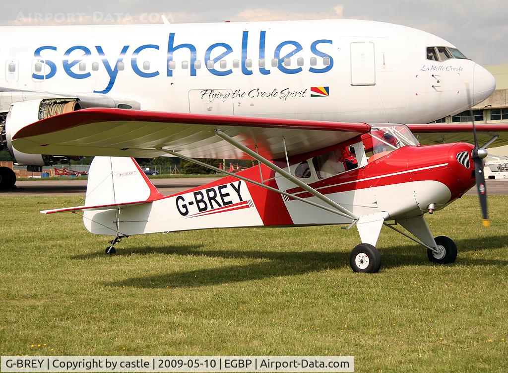 G-BREY, 1946 Taylorcraft BC-12D Twosome C/N 7299, seen @ Kemble vintage flyin