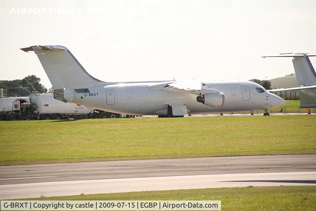 G-BRXT, 1988 British Aerospace BAe.146-200 C/N E2115, seen @ Kemble
