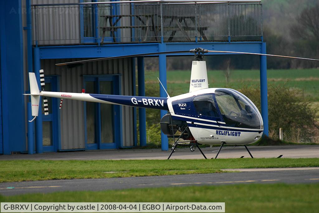 G-BRXV, 1989 Robinson R22 Beta C/N 1246, seen @ Wolverhampton