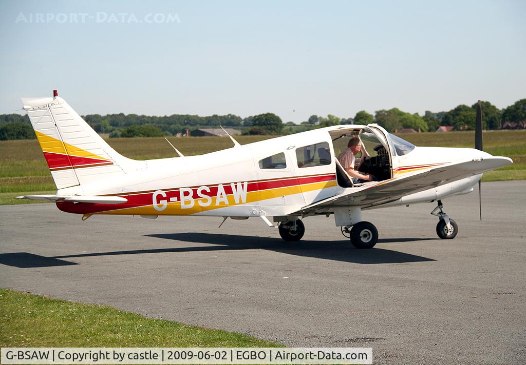 G-BSAW, 1982 Piper PA-28-161 Warrior II C/N 28-8216152, seen @ Wolverhampton