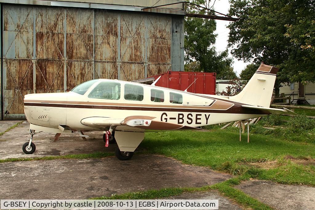 G-BSEY, 1981 Beech A36 Bonanza 36 C/N E-1873, seen @ Shobdon