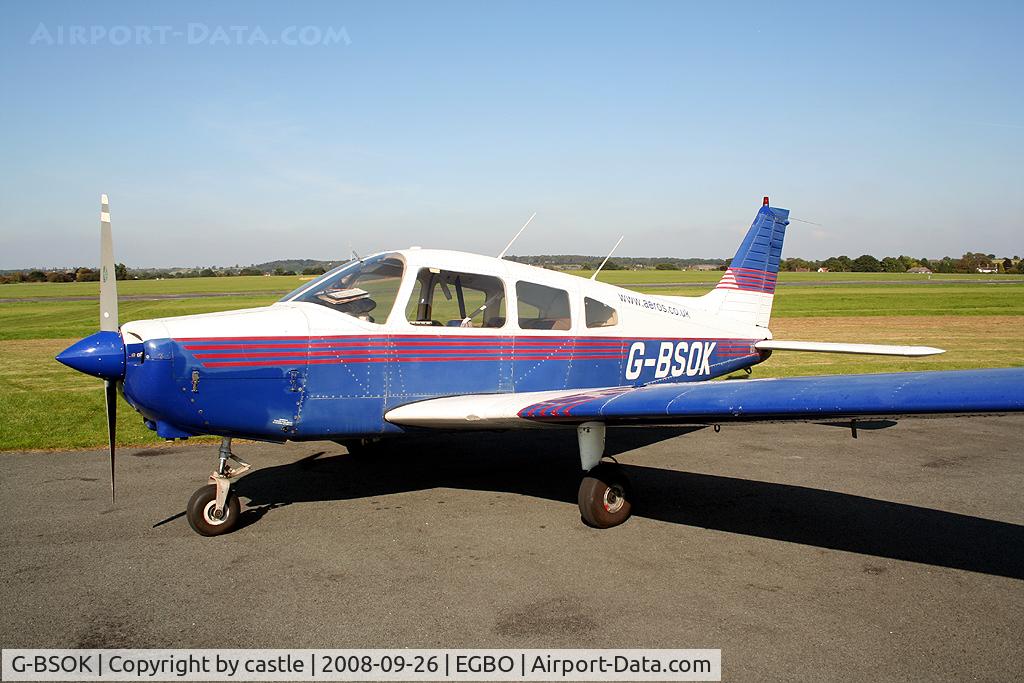 G-BSOK, 1977 Piper PA-28-161 Warrior ll C/N 28-7816191, seen @ Wolverhampton
