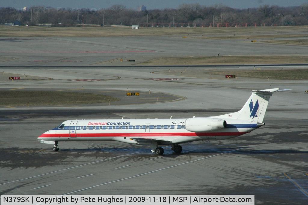 N379SK, 2002 Embraer ERJ-140LR (EMB-135KL) C/N 145606, at MSP