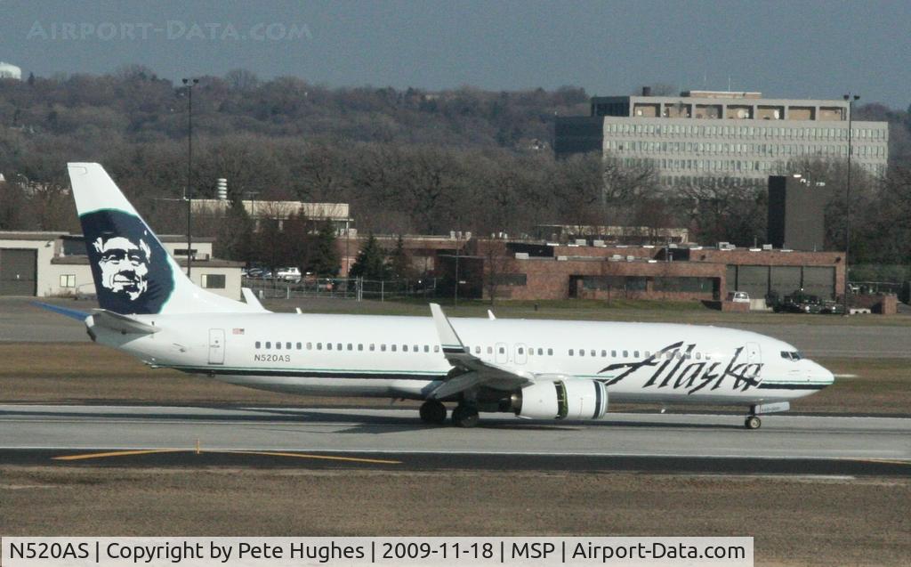 N520AS, 2009 Boeing 737-890 C/N 36481, at MSP