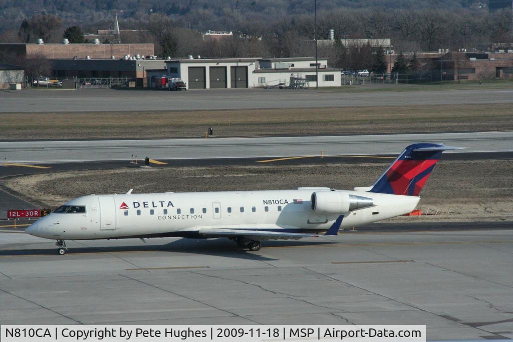 N810CA, 2000 Bombardier CRJ-100ER (CL-600-2B19) C/N 7370, at MSP