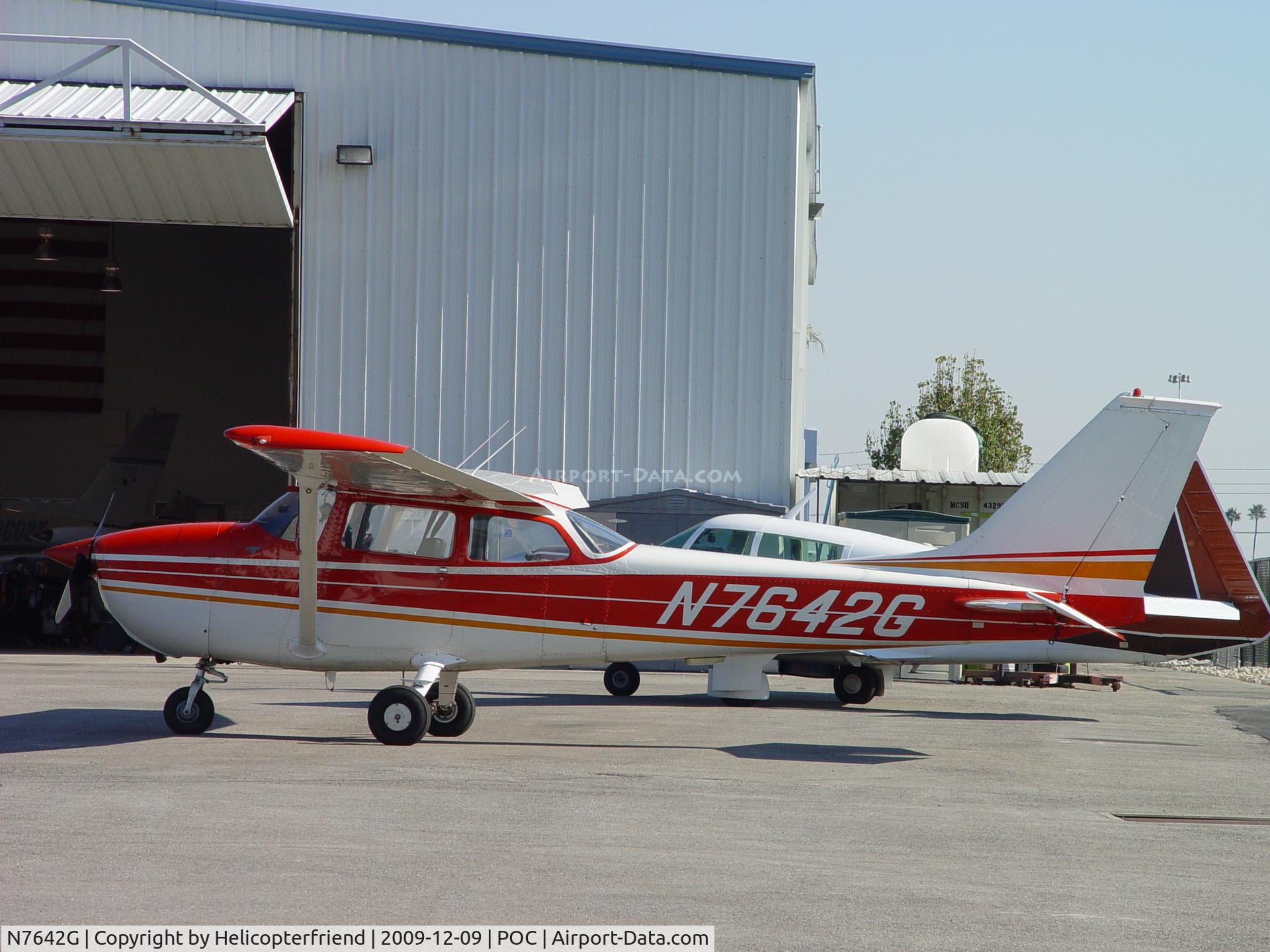 N7642G, 1970 Cessna 172L C/N 17259342, Parked at Howard Aviation