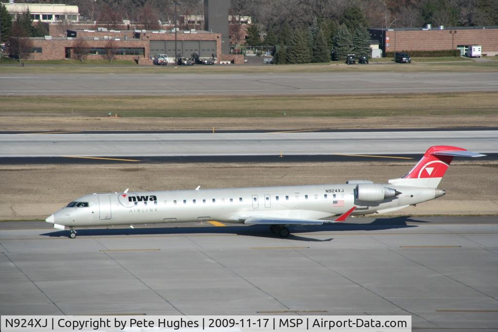 N924XJ, 2008 Bombardier CRJ-900ER (CL-600-2D24) C/N 15179, CRJ900 at MSP