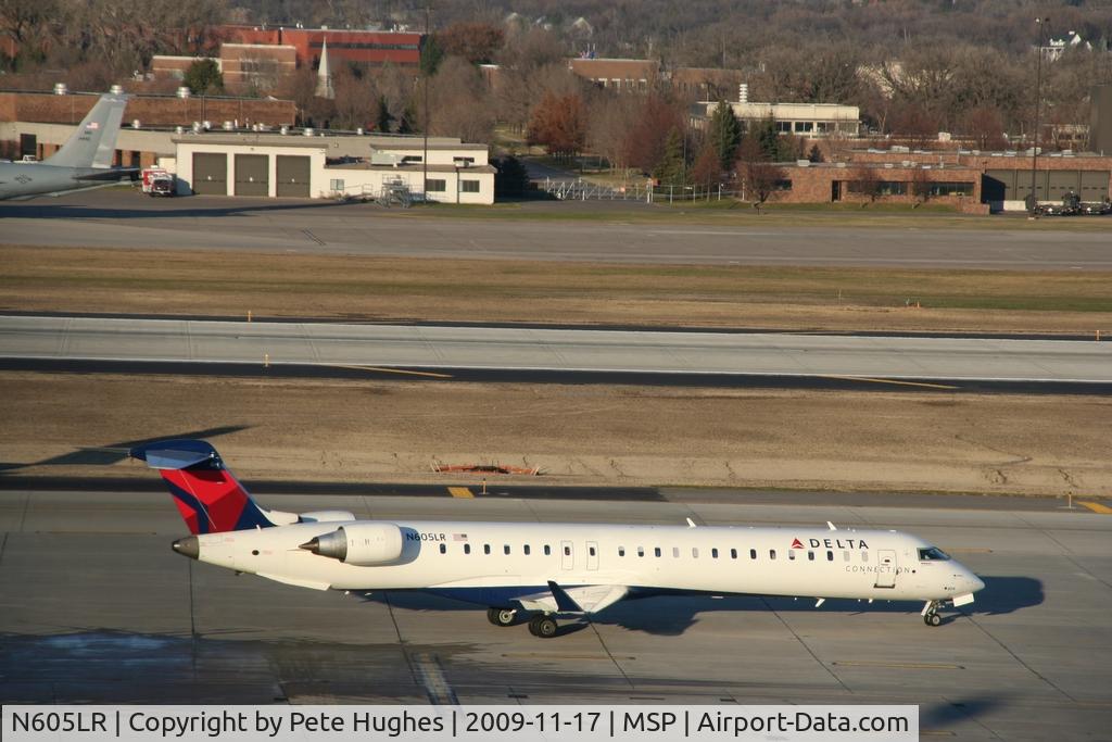N605LR, 2008 Bombardier CRJ-900ER (CL-600-2D24) C/N 15160, at MSP