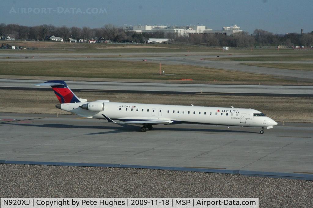 N920XJ, 2008 Bombardier CRJ-900ER (CL-600-2D24) C/N 15167, CRJ900 at MSP