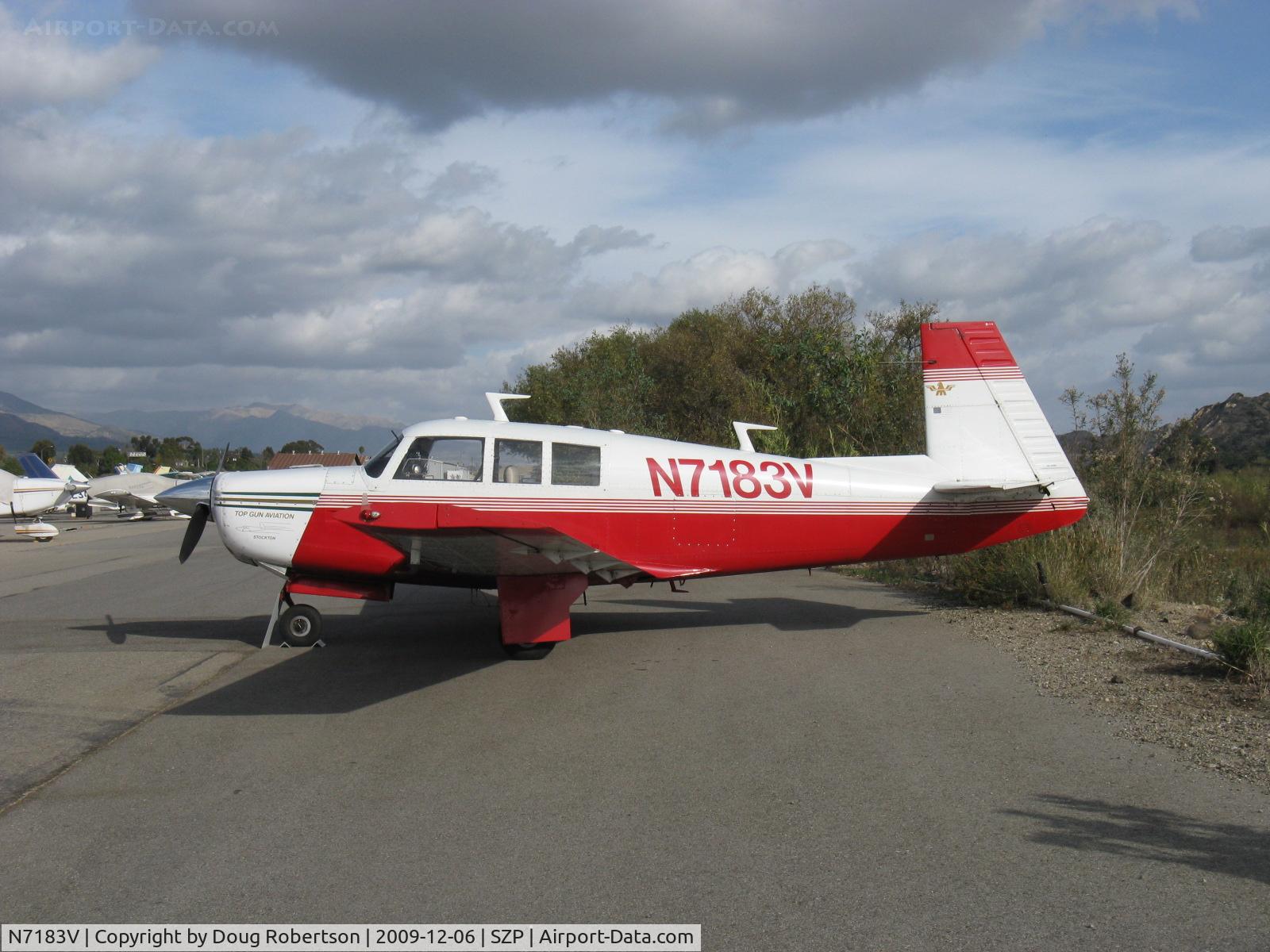 N7183V, 1975 Mooney M20F Executive C/N 22-1181, 1975 Mooney M20F EXECUTIVE, Lycoming IO-360-A1A 200 Hp