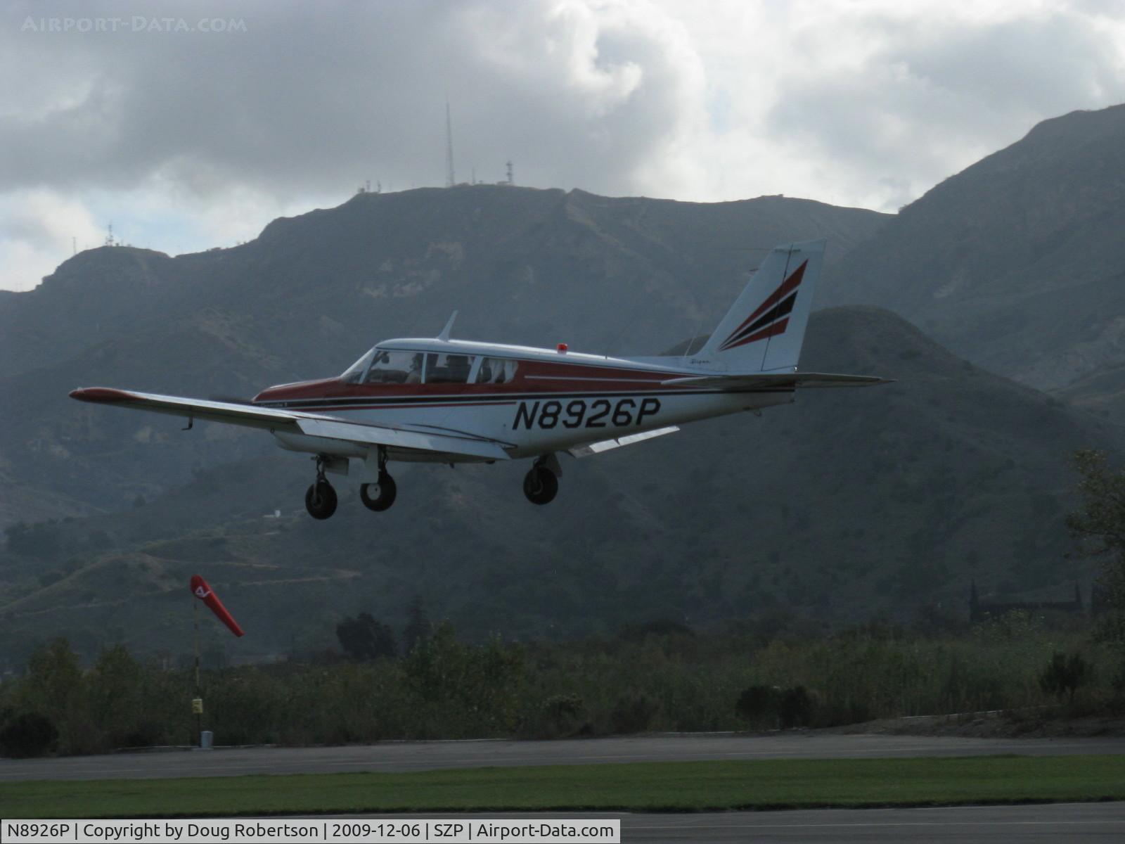 N8926P, Piper PA-24-260 Comanche C/N 24-4382, 1966 Piper PA-24-260B COMANCHE, Lycoming IO-540-D4A5 260 Hp, landing Rwy 04