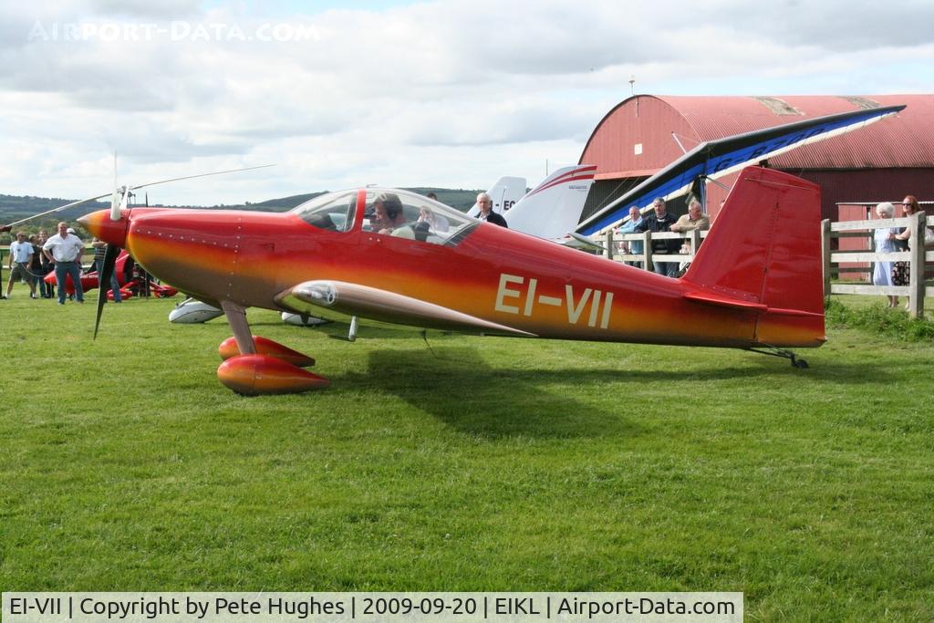 EI-VII, Vans RV-7 C/N 73114, very smart new RV7 at Kilkenny Fly-in