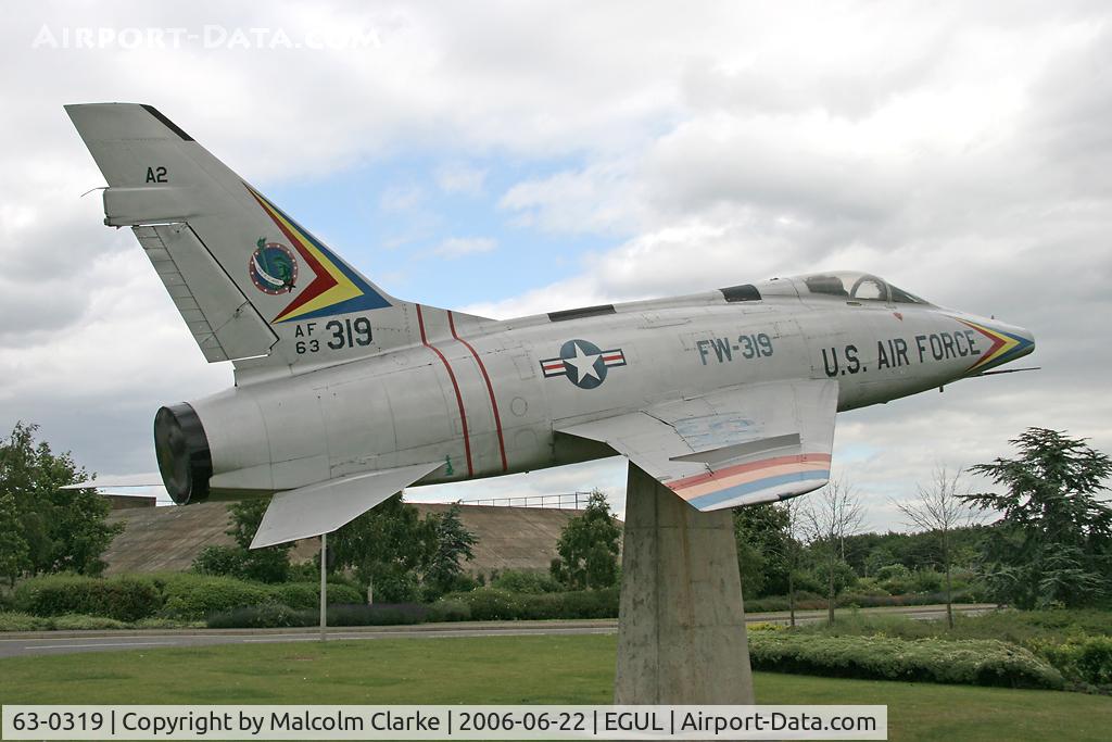 63-0319, North American F-100D Super Sabre C/N 223-149, North American F-100D Super Sabre. 54-2269.  Re-serialled to 63-0319. The 