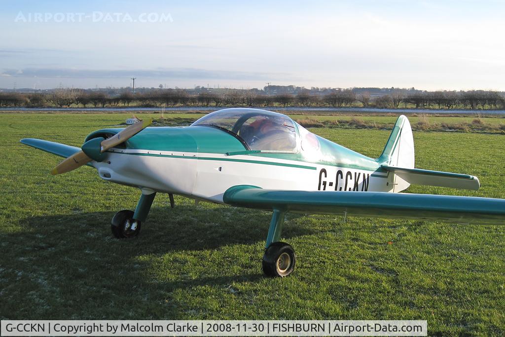 G-CCKN, 2006 Nicollier HN-700 Menestrel II C/N PFA 217-13943, Nicollier HN700 Menestrel 11 at Fishburn Airfield, UK in 2008.