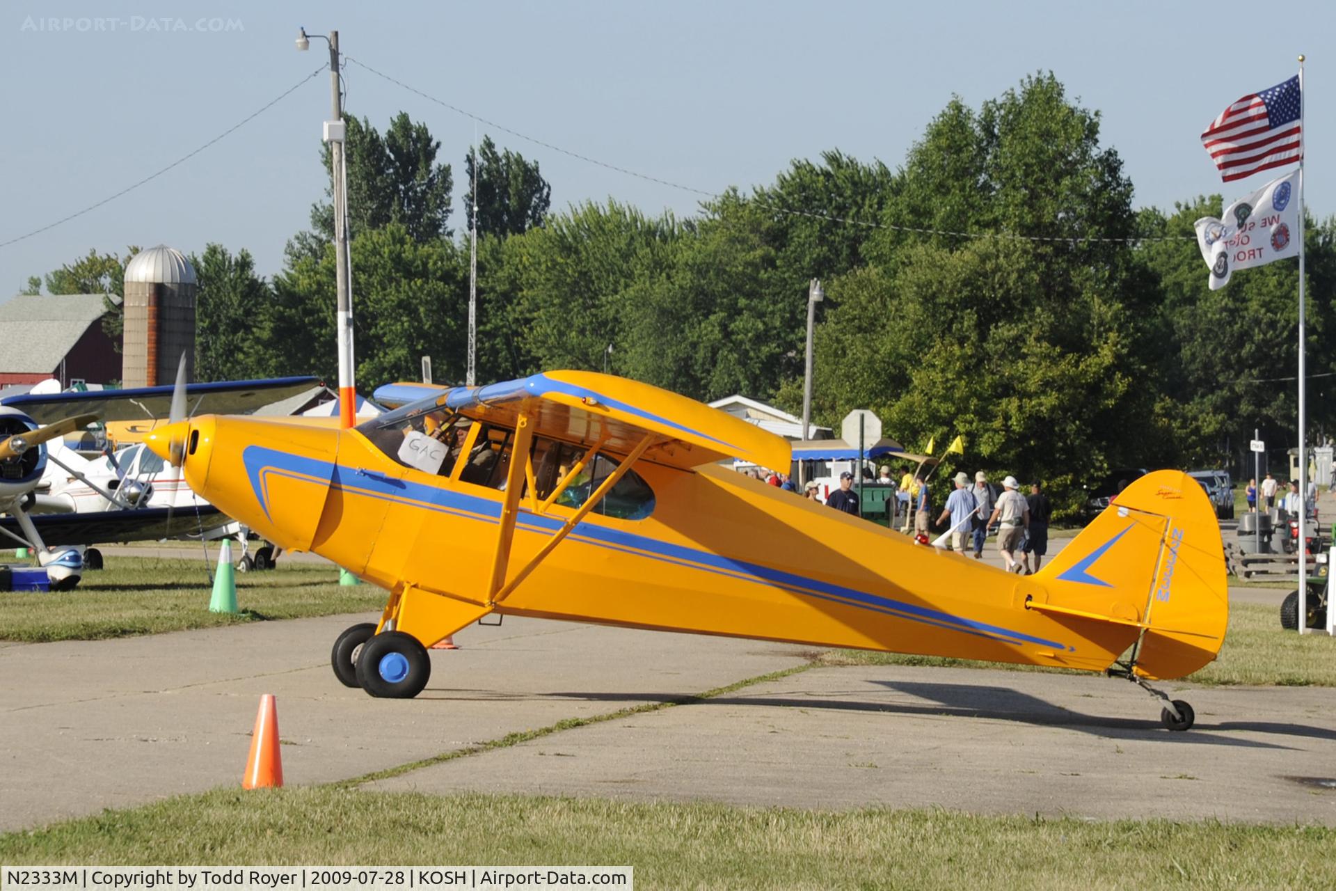 N2333M, 1946 Piper PA-12 Super Cruiser C/N 12-1394, EAA AIRVENTURE 2009